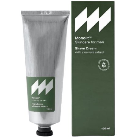 Monolit Shaving Cream With Aloe Extract For All Skin Types 100ml