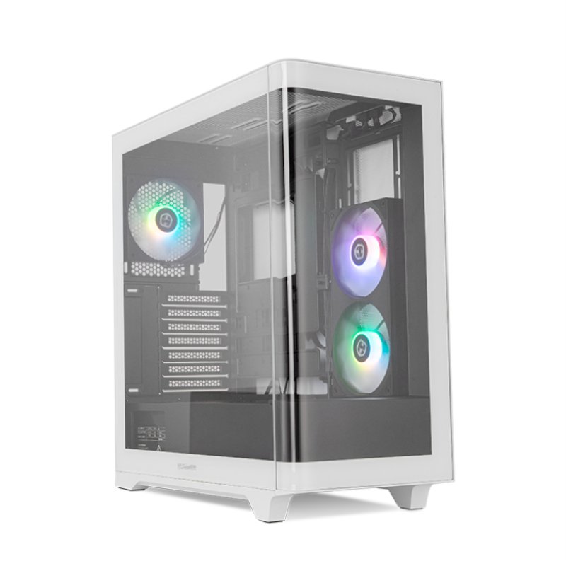 NOX Hummer ETHER Midi Tower Noir, Blanc
