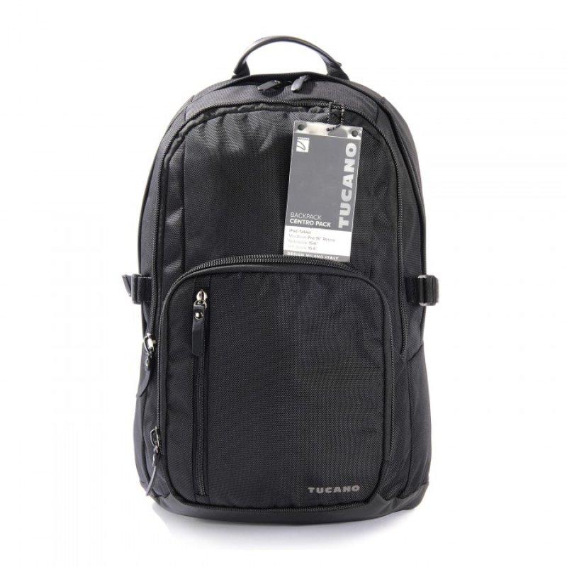 Tucano CENTRO PACK 39.6 cm (15.6") Backpack case Black