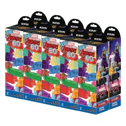 Marvel HeroClix: Avengers 60th Anniversary Booster Brick (carton de 10)