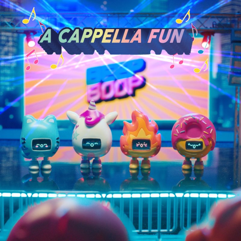 Beep Boop Interactive Minirobot 4er-Set