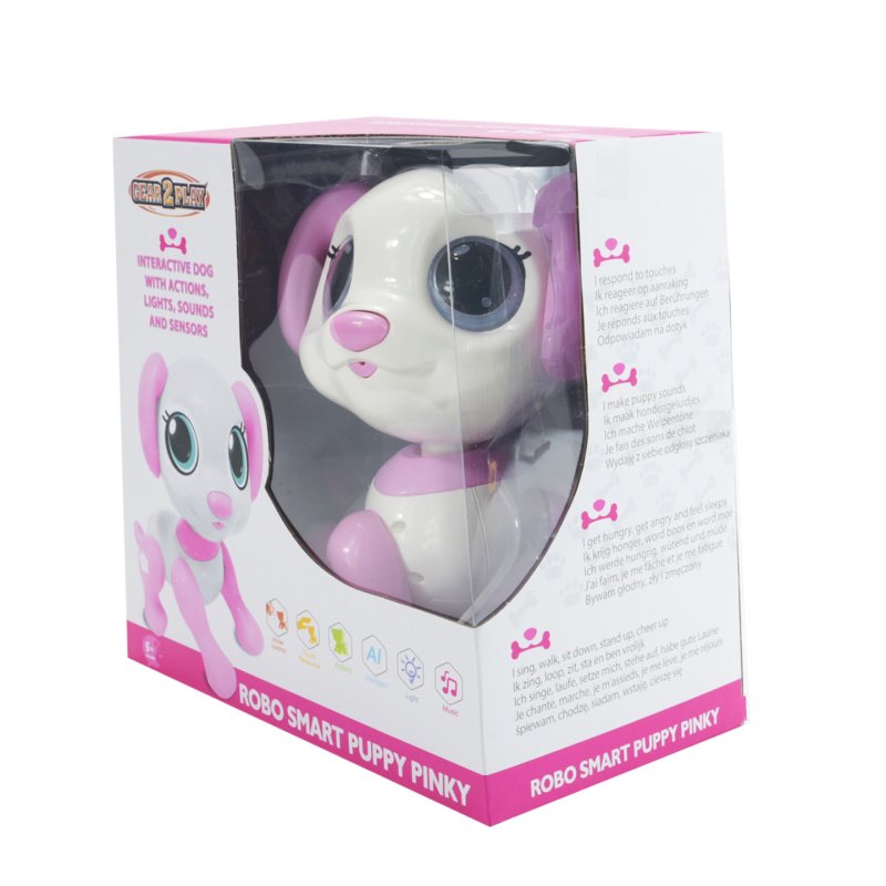 Gear2Play Interactive Robot Puppy Pinky 20 cm