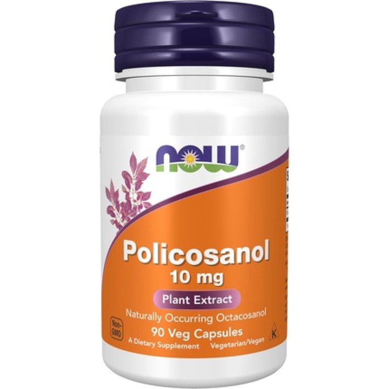 Now Foods Policosanol 10mg Blend of Long-Chain Fatty Alcohols