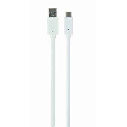 Gembird CCP-USB3-AMCM-1M-W USB cable USB 3.2 Gen 1 (3.1 Gen 1) USB A USB C White