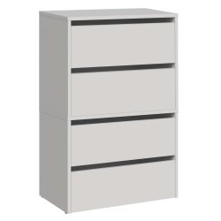 Topeshop MODO X2 BIEL Organisateur pour chaussures Fermé Blanc