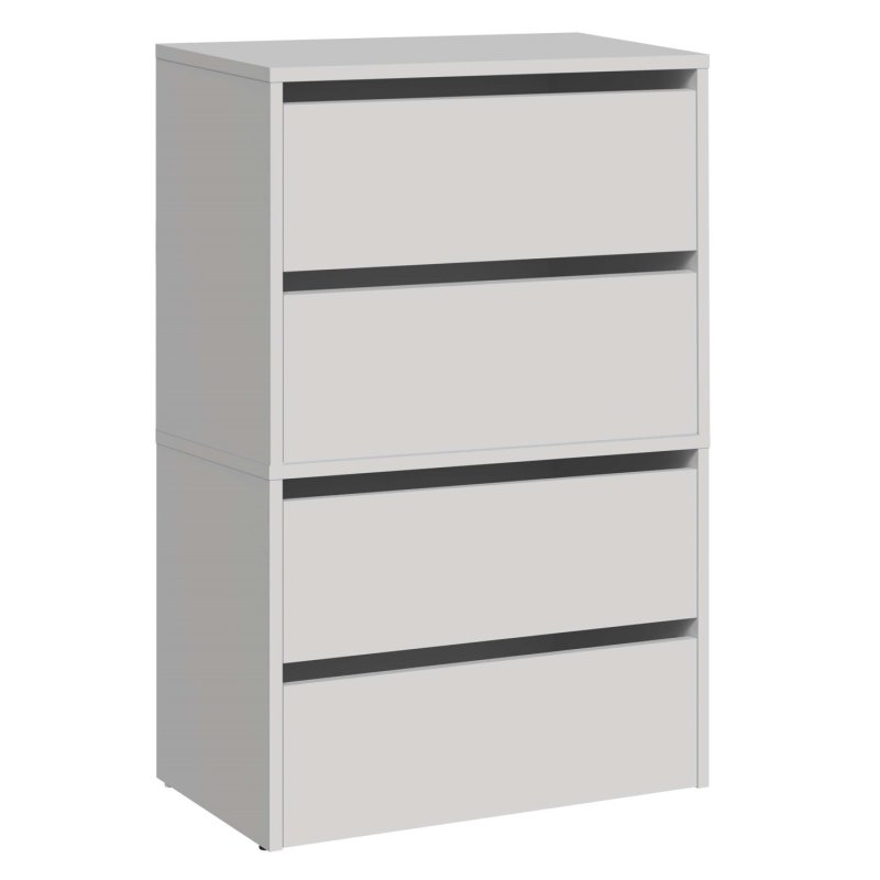 Topeshop MODO X2 BIEL shoe organizer Closed White