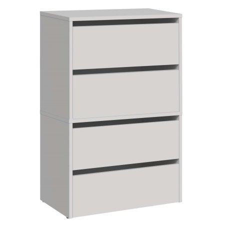 Topeshop MODO X2 BIEL Organisateur pour chaussures Fermé Blanc