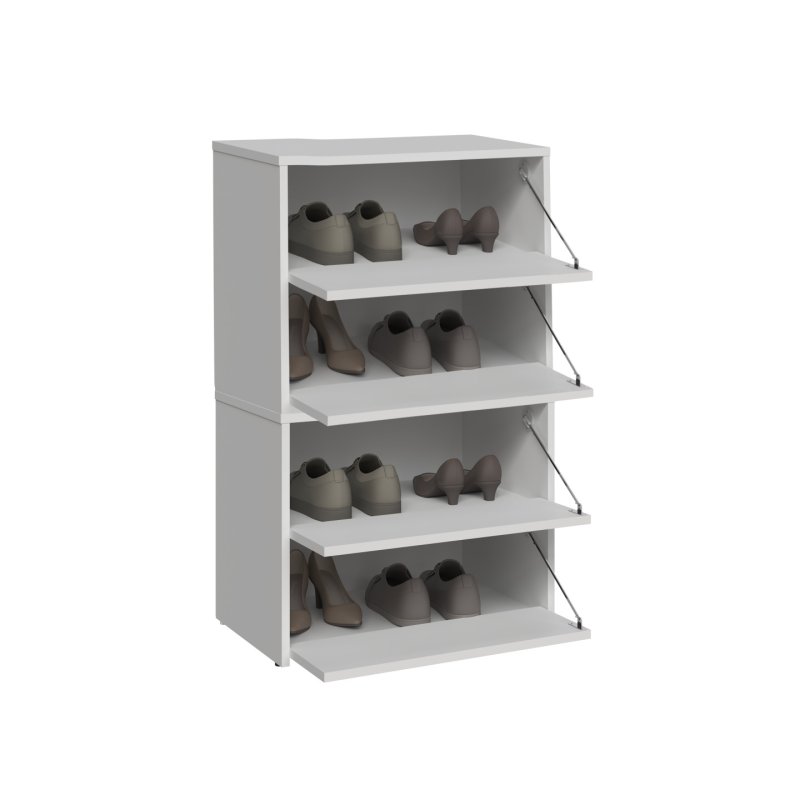 Topeshop MODO X2 BIEL shoe organizer Closed White