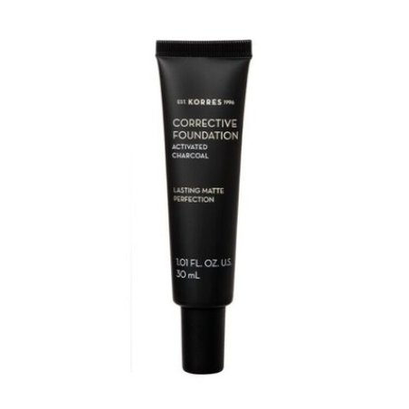 Korres Corrective Foundation Activated Charcoal SPF15 Lasting Matte