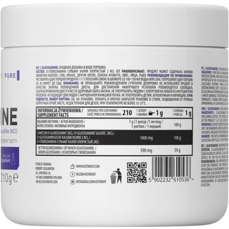 Ostrovit 100% Glucosamine 210g - Pure