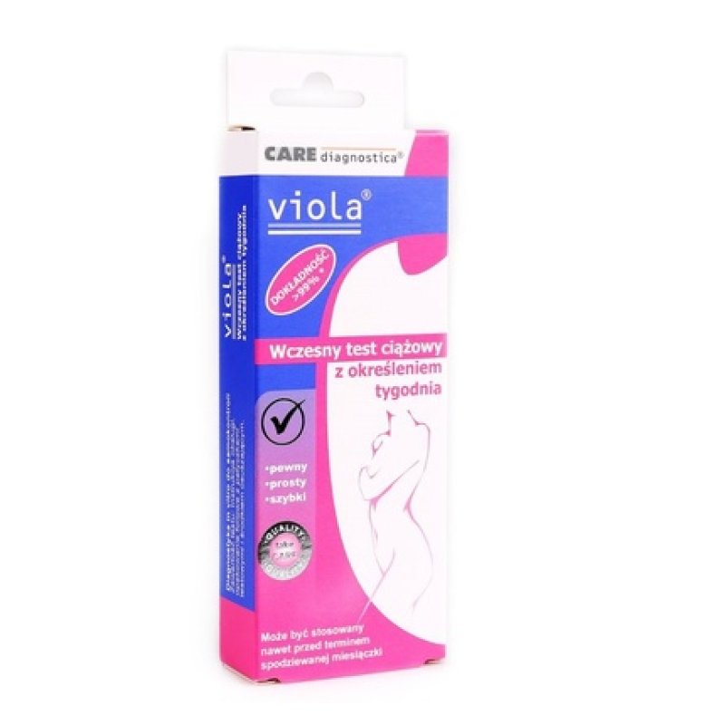 Farmabol Viola Early Pregnancy Test With Week Determination 1 Piece