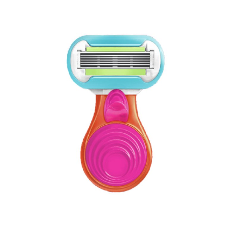 Gillette Venus Extra Smooth Snap Women's Razor with 1 Razor Blade Refills and Lubrastrip with a Touch of Avocado Oils