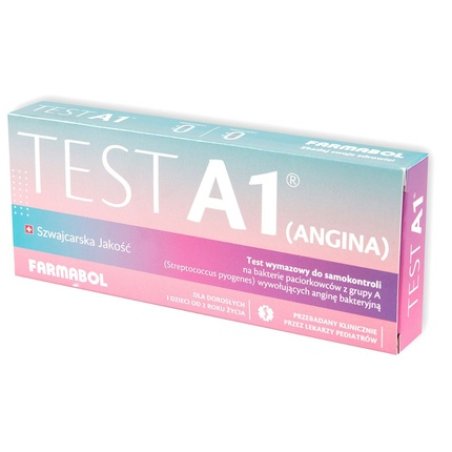 Farmabol Test A1 Angina Test For Detecting Group A Streptococci