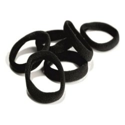 Bigbuy Inca Hair Bands Black - Pack of 10