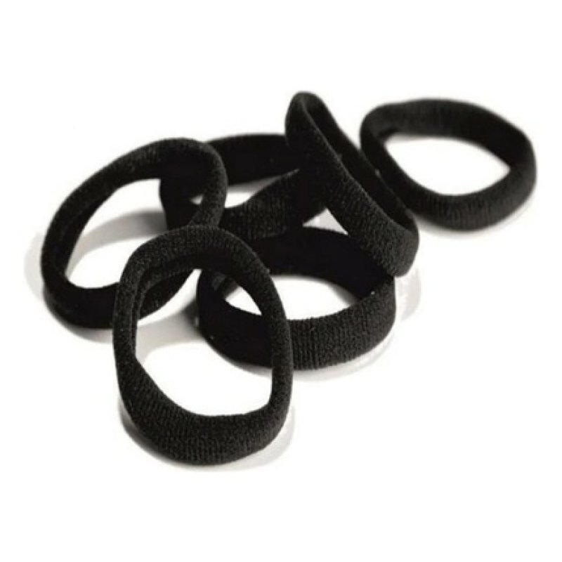 Bigbuy Inca Hair Bands Black - Pack of 10