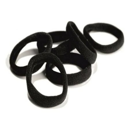 Bigbuy Inca Hair Bands Black - Pack of 10