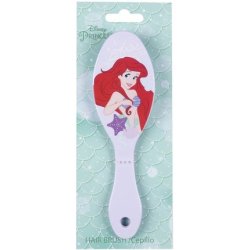 The Little Mermaid Children's Hair Brush Violet Durable and Sturdy Design with Ariel on The Back and Starfish Original