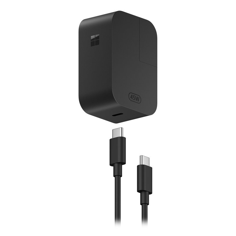 MS Srfc 45W USB-C Charger CM Black EMEA