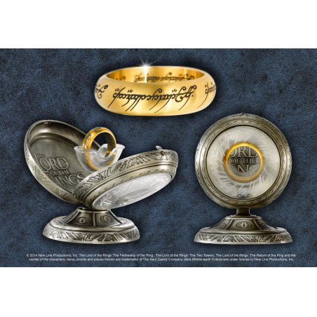 LORD OF THE RINGS - Anneau Unique - Acier doré - Taille US 13 FR 70.0