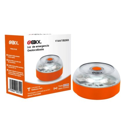 LUZ DE EMERGENCIA EBOX V16 DGT BALIZA GEOLOCALIZADA