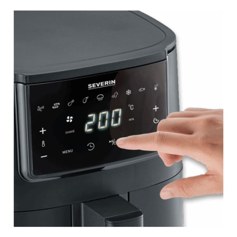 Severin FR 2461 Single 4 L Stand-alone 1300 W Hot air fryer Black