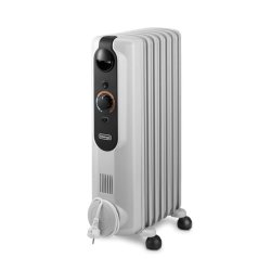 De’Longhi TRRSE0715 appareil de chauffage Intérieure Gris 1500 W Chauffage électrique à bain d’huile