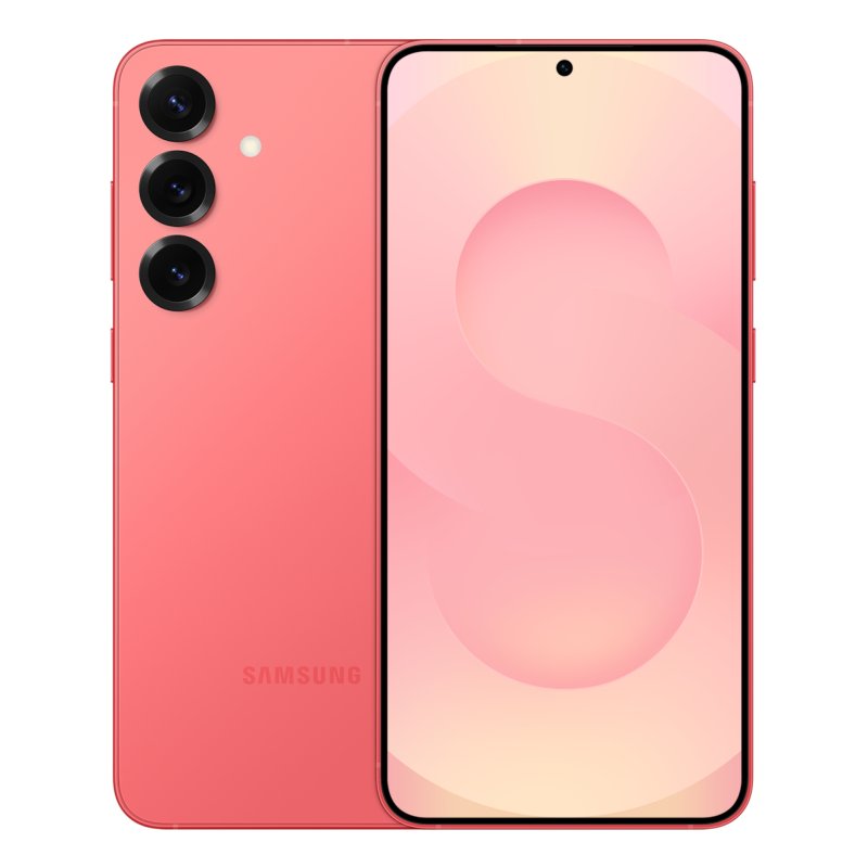Samsung Galaxy S25 SM-S936B/DS 17 cm (6.7") Double SIM Android 15 5G USB Type-C 12 Go 256 Go 4900 mAh Corail, Rouge