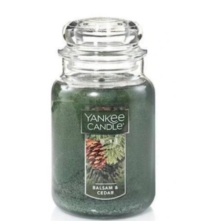 Yankee Candle Large Jar Balsam & Cedar 623g