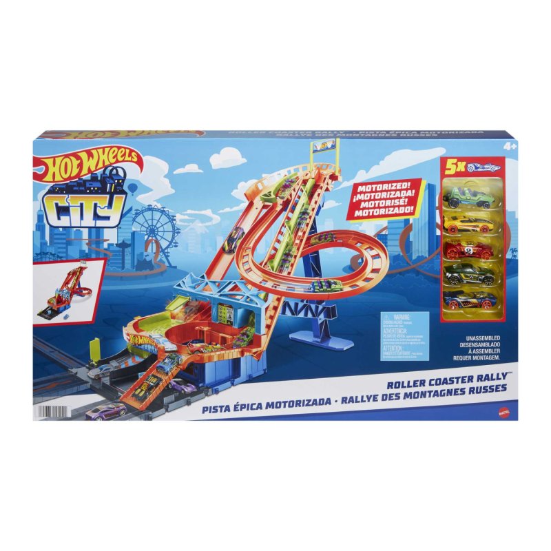 Hot Wheels - City Rollercoaster Rally 5 cars (HJV69)