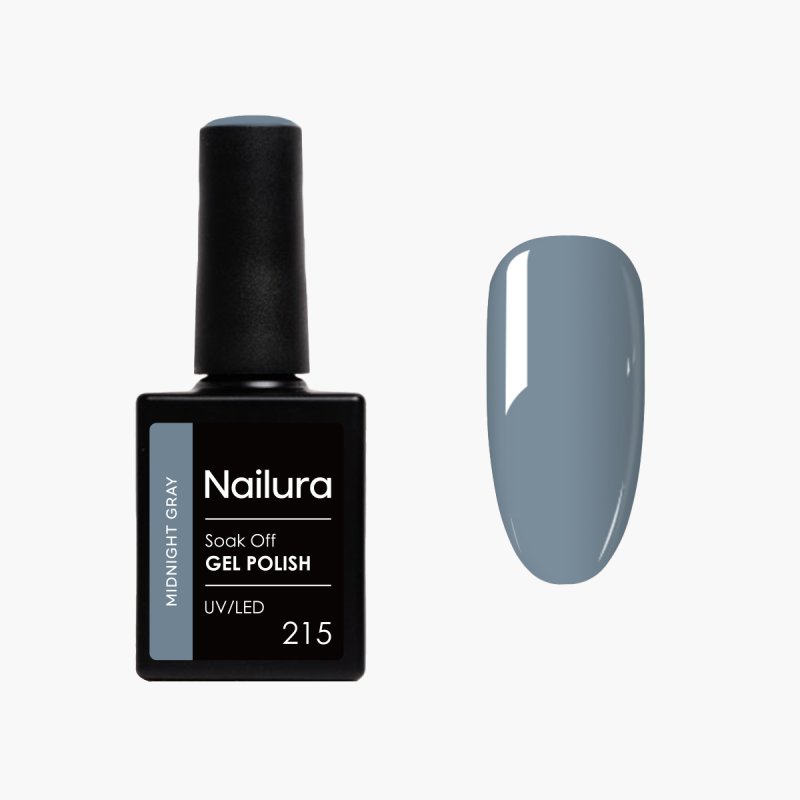 Nailura - Gel Polish 215 - Midnight Gray - 10 ml