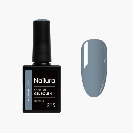 Nailura - Gel Polish 215 - Midnight Gray - 10 ml