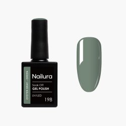 Nailura - Gel Polish 198 - Oyster Gray Green - 10 ml