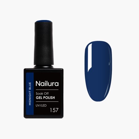 Nailura - Gel Polish 157 - Midnight Blue - 10 ml