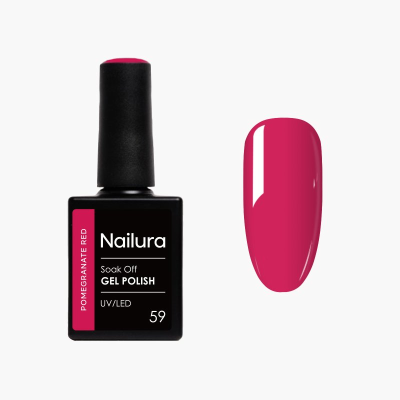 Nailura - Gel Polish 59 - Pomegranate Red - 10 ml