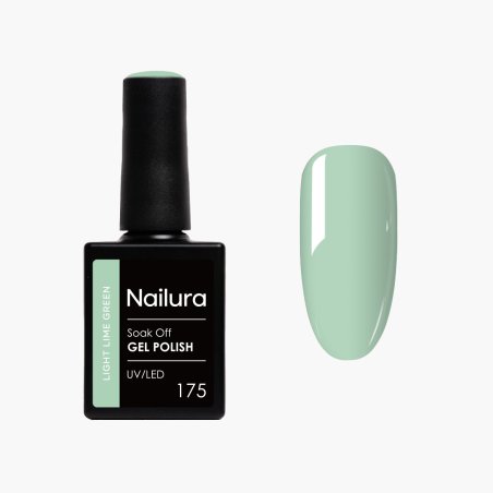Nailura - Gel Polish 175 - Light Lime Green - 10 ml