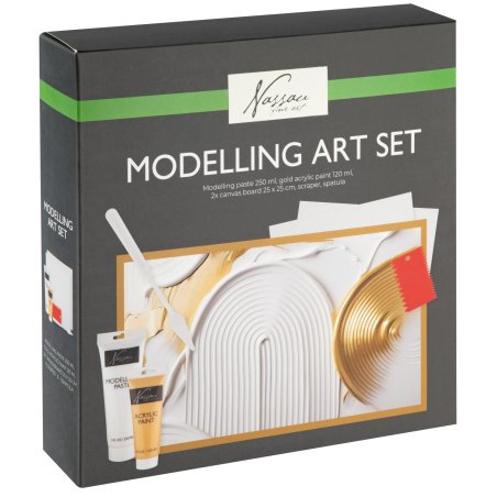 Nassau - Modelling art set - incl paste 250 ml & 1 scraper (AR0767/GE)