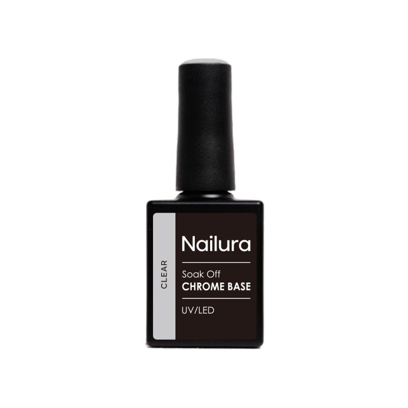 Nailura - Chrome Base Clear Gel - Clear - 10 ml