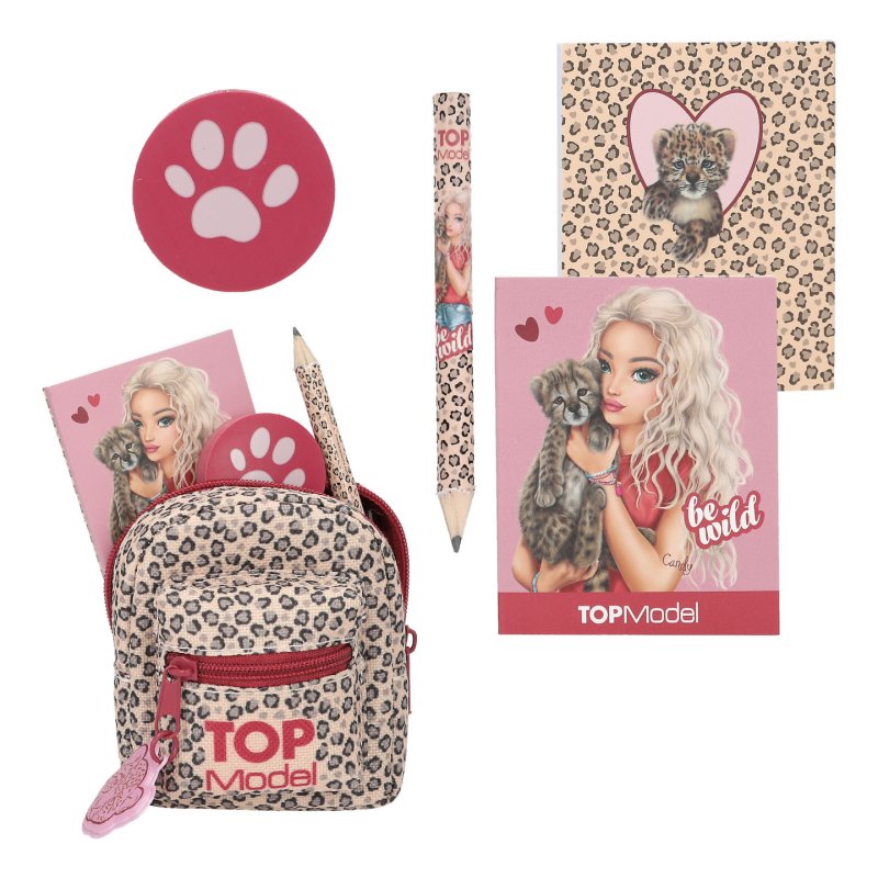 TOPModel 0413800 trousse à crayons Polyester, Polyéthylène téréphthalate (PET), Polyuréthane (PU), Bois