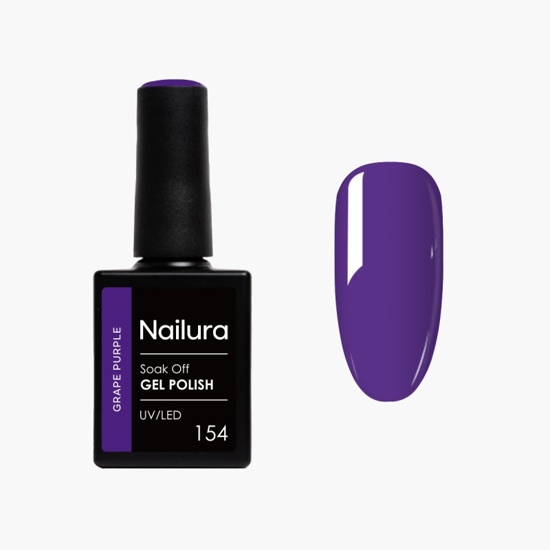 Nailura - Gel Polish 154 - Grape Purple - 10 ml