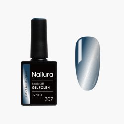 Nailura - Gel Polish 307 - Light Blue Gray - 10 ml