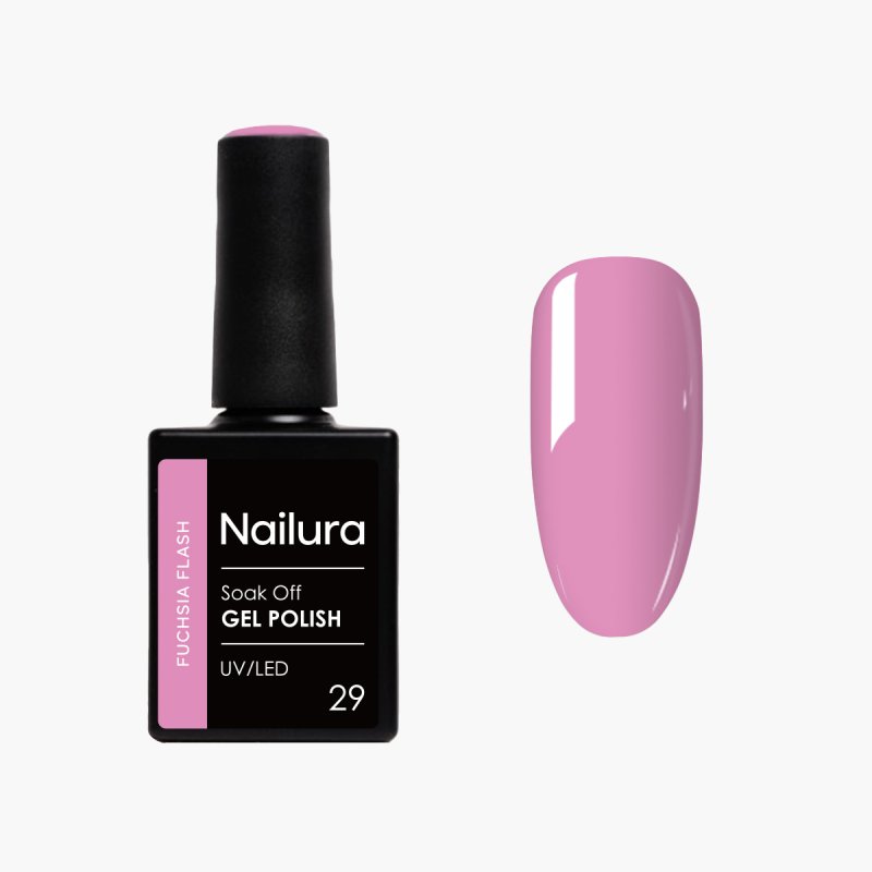 Nailura - Gel Polish 29 - Fuchsia Flash - Fuchsia - 10 ml