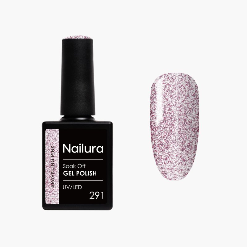 Nailura - Gel Polish 291 - Sparkling Pink - 10 ml