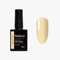 Nailura - Gel Polish 103 - Lemon Yellow - 10 ml