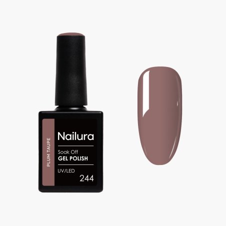 Nailura - Gel Polish 244 - Plum Taupe - 10 ml