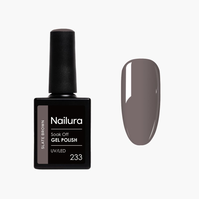 Nailura - Gel Polish 233 - Slate Brown - 10 ml