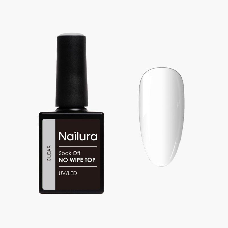 Nailura - No Wipe Top Coat - Transparent