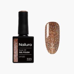 Nailura - Gel Polish 320 - Caramel Sparkle - 10 ml