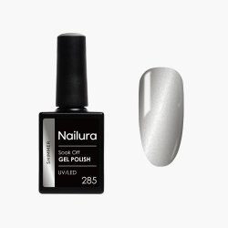 Nailura - Gel Polish 285 Frost Cat Shiimer - Cool Grey - 10 ml