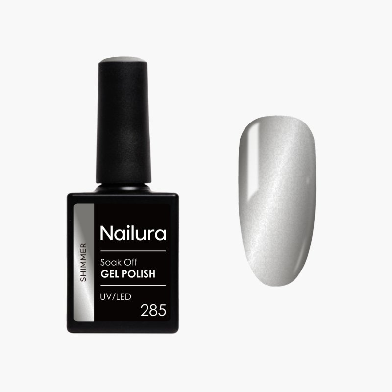 Nailura - Gel Polish 285 Frost Cat Shiimer - Cool Grey - 10 ml