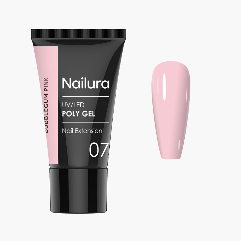 Nailura - Poly Gel 7 - Bubblegum Pink - 30 ml